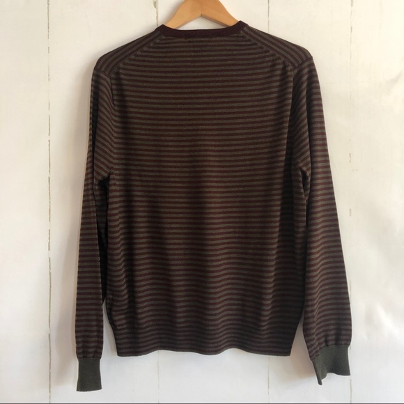 Club Monaco Striped Merino Wool Sweater - Picture 5 of 6